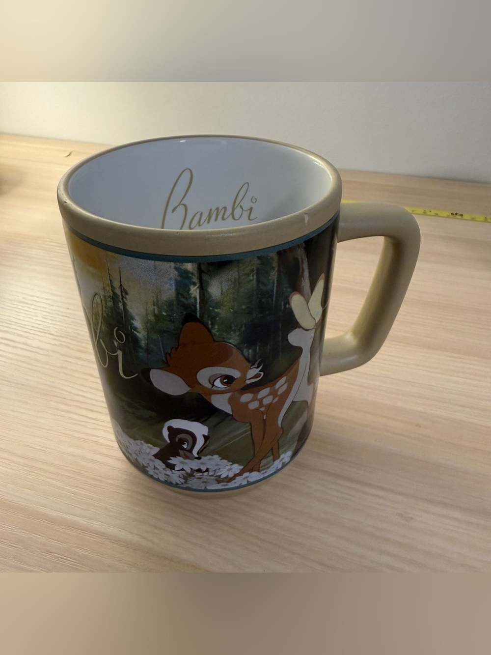 Disney Bambi Mug Movie Moments Authentic 2012 Thumper Flower Rare Collector